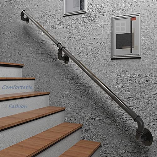 Rampe d'escalier industrielle de 5,7m pour intérieur et extérieur