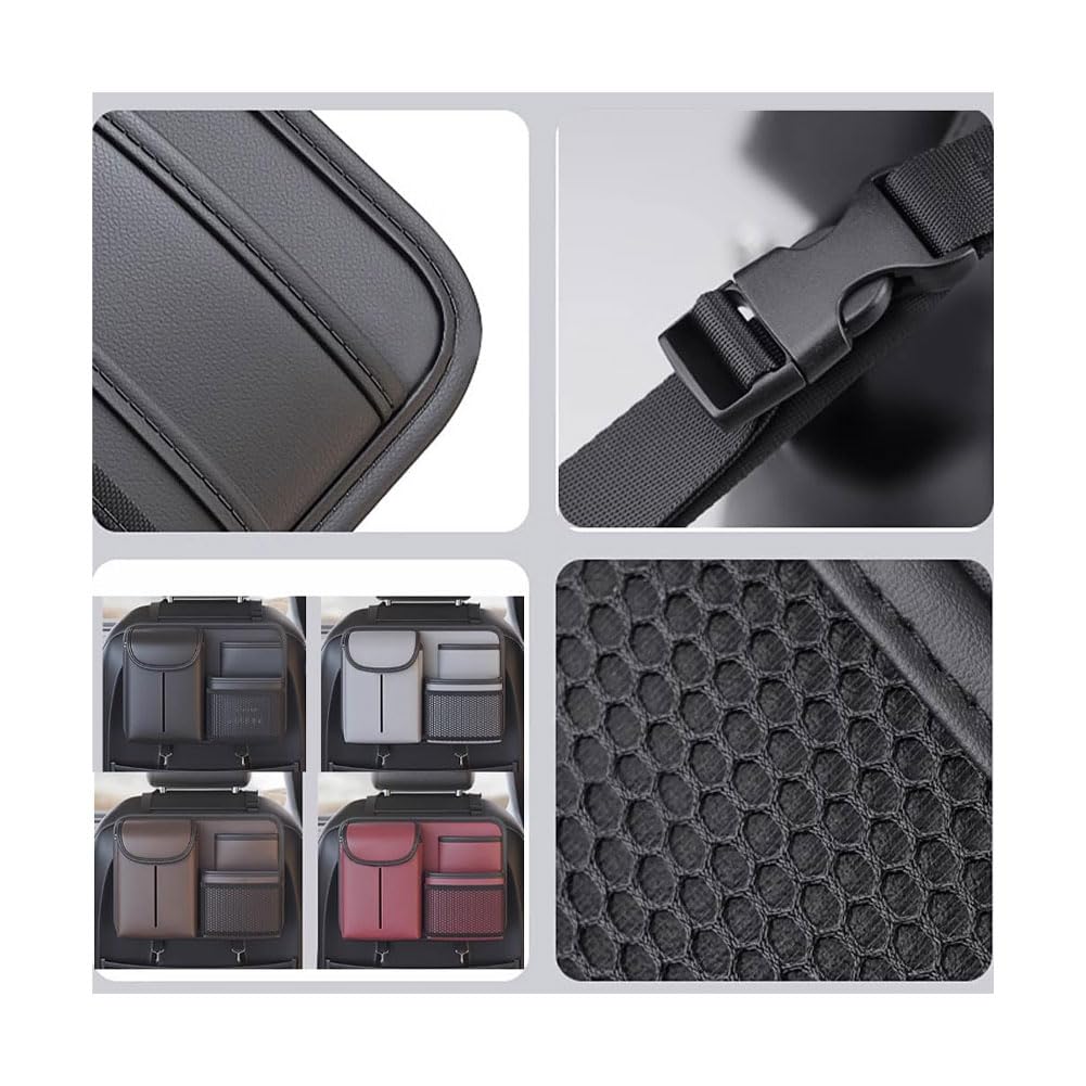 Organizer per Sedile Auto per Jeep Avenger/Cherokee, Organizzatore Sedili Posteriori Tasca Portaoggetti Seggiolino Multi Tasche Accessori,C/Brown