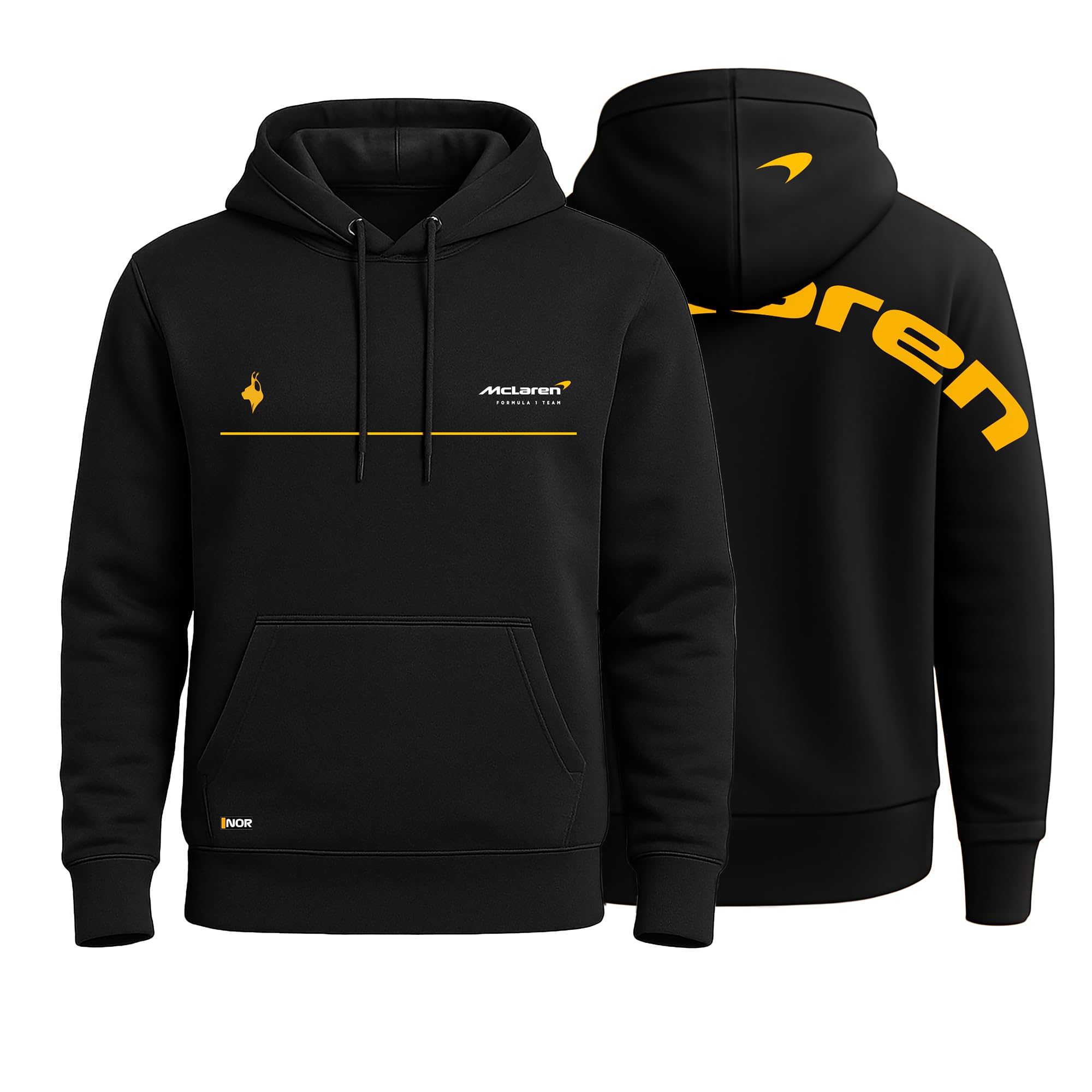 RAG Mclar Hoodie 100% Cotton Graphic Printed Hoodies for Men & Women Black Hoodie-image-22