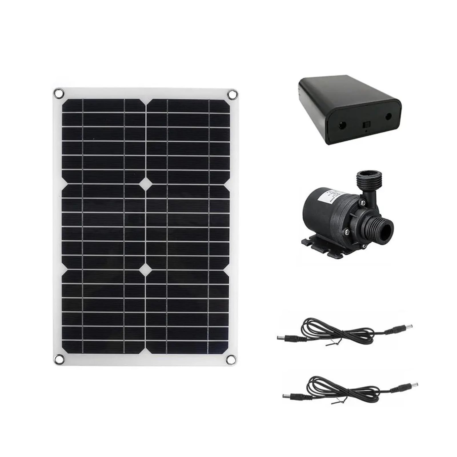 Banco de energía de Panel Solar de 300W, conjunto de bomba de agua de 800L/H, bomba de agua sumergible ultrasilenciosa, decoración de fuente de jardín for estanque de peces motorizado