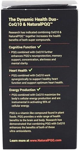 Miniatura 3 de Extreme V - CoQ10 Plus Natural PQQ - 30 cápsulas blandas vegetarianas