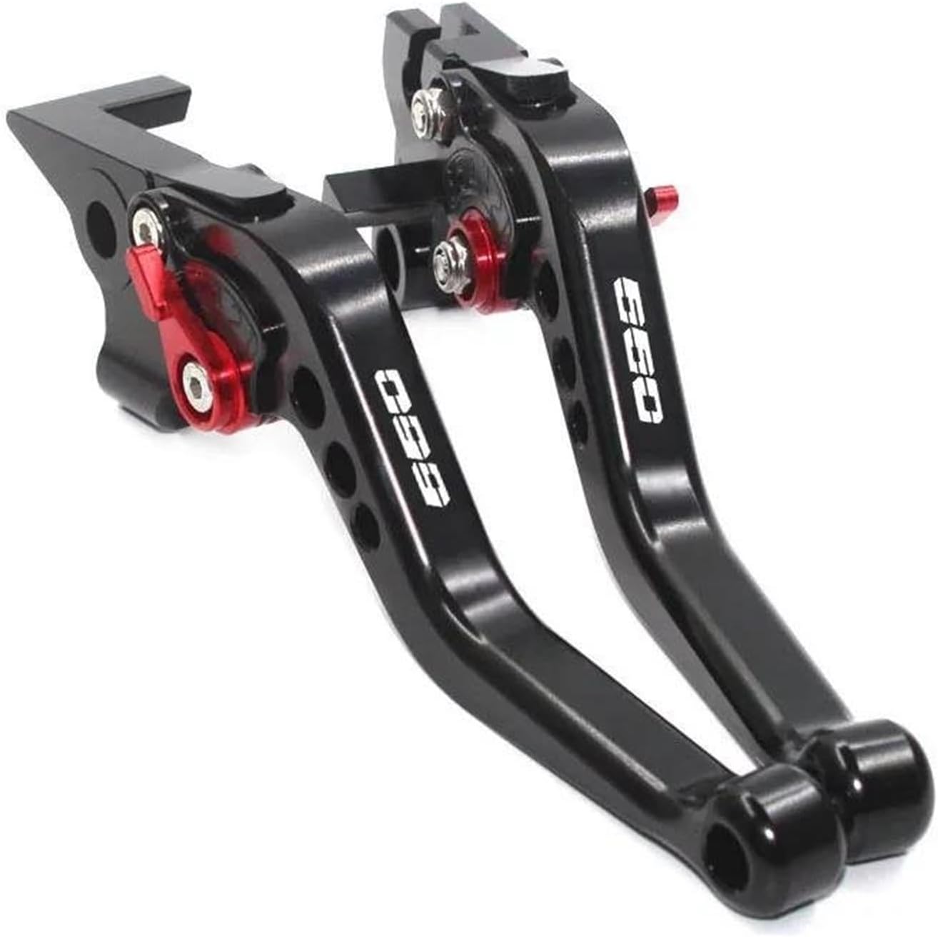 for Trident660 for Trident 660 2021 2022 Motorcycle Accessories Adjustable Brake Clutch Levers(Black red)