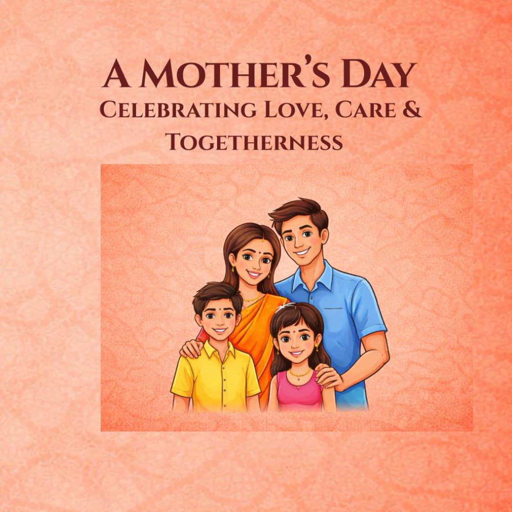 A Mother’s Day: An Indian Family Colouring Book: Peaceful Everyday Moments of an Indian Homemaker – Relaxing Colouring Pages for Kids, Teens & Adults