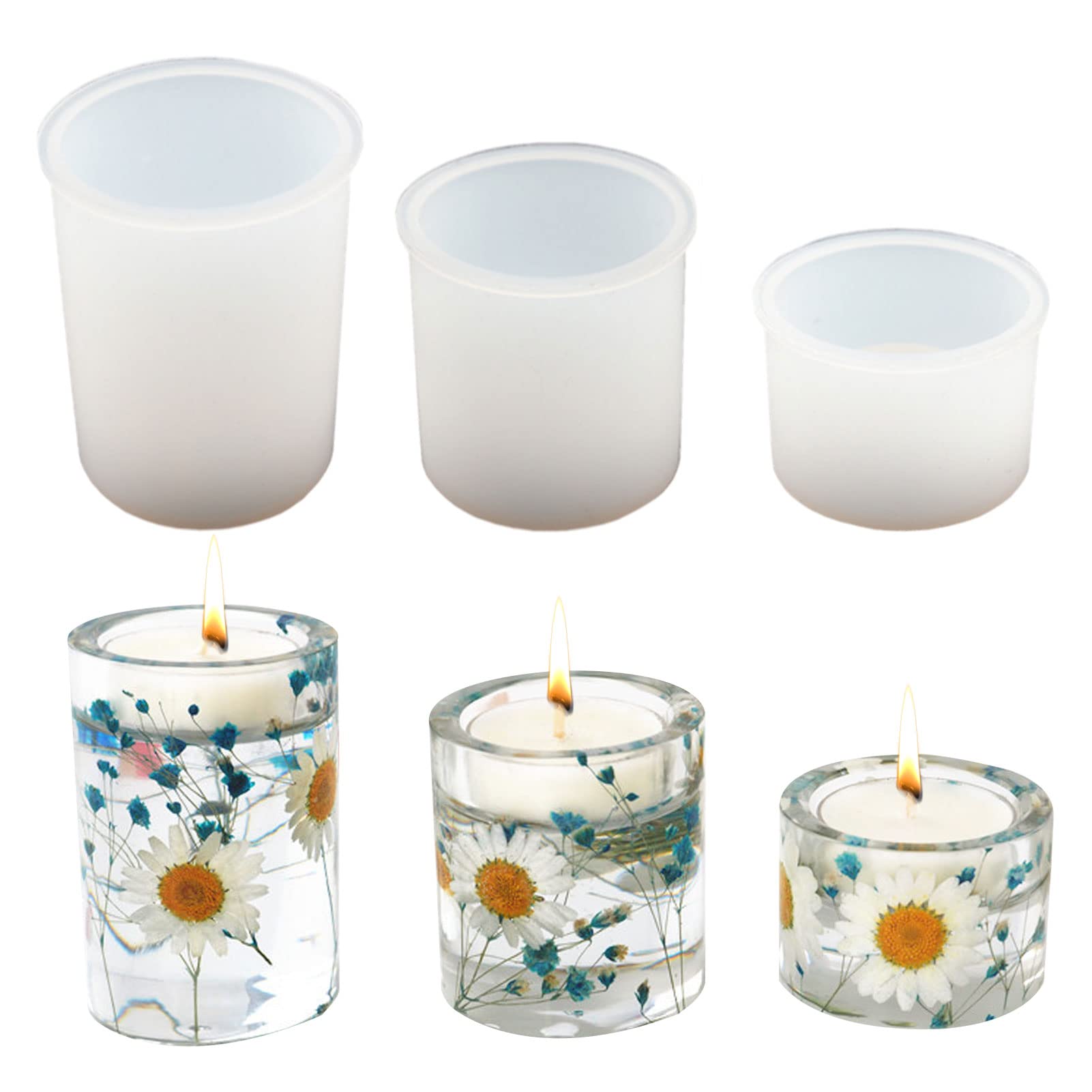 Stampi Per Candele Di Cera Stampi Per Candele Fai Da Te Sfera Portacandele Resina Stampo-palla Portacandele Silicone Stampo-resina Epossidica Portacandele Stampo-candeliere Stampi Per Candele Professionali
