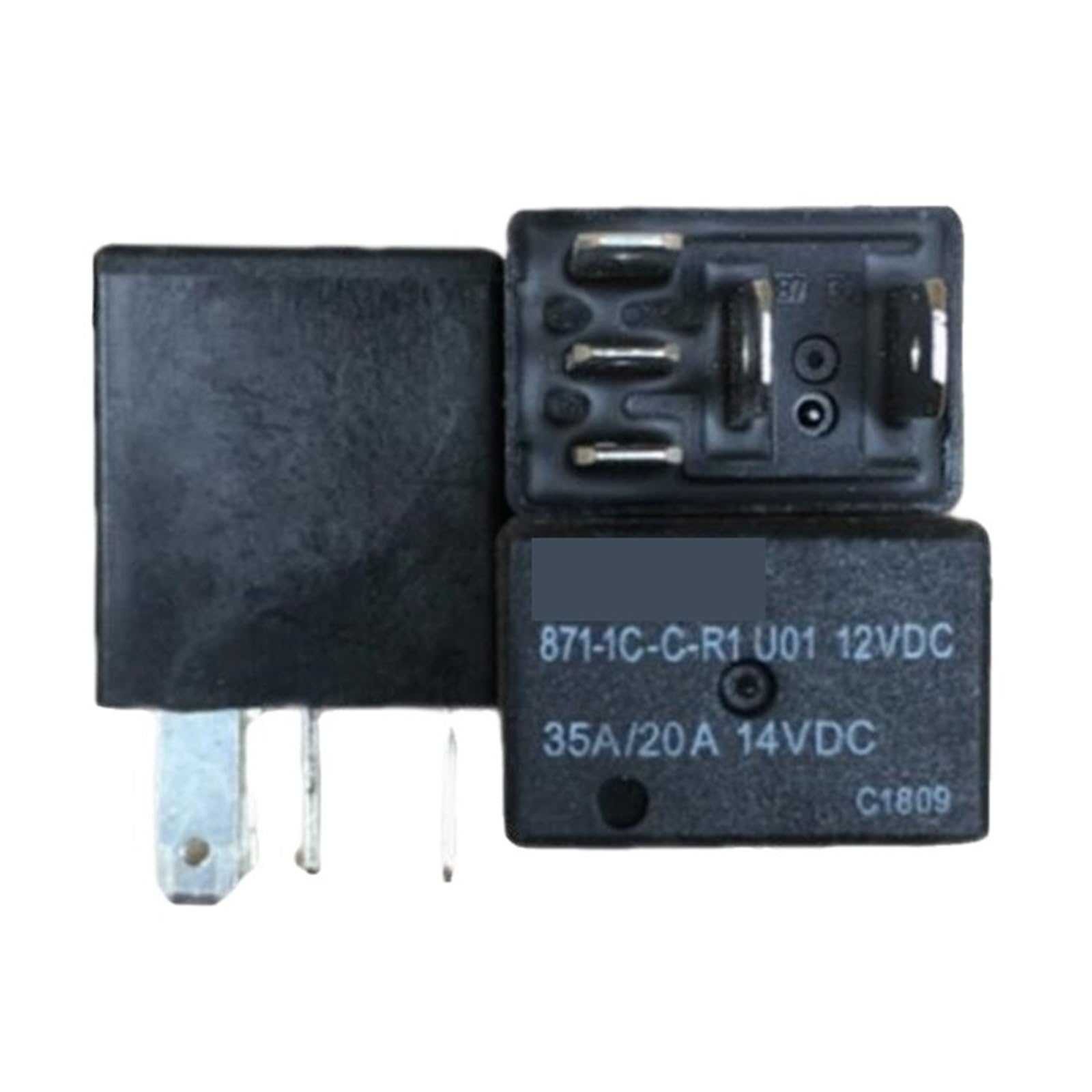 Relais 871-1C-C-R1 12VDC 35A micro relais inverseur 5 broches 8711CCR1 DCV12