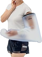 belltop Protège- Plâtre jambe/bras - adulte. Protection 100% étanche pour plâtre douche/baignade. Protecteur de bandage antidérapant. (Protège Bras)