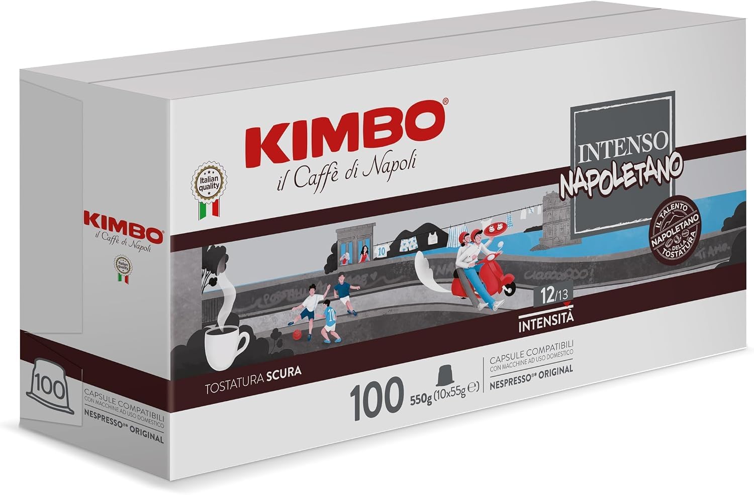 Kimbo Cápsulas Compatibles con Nespresso Intense