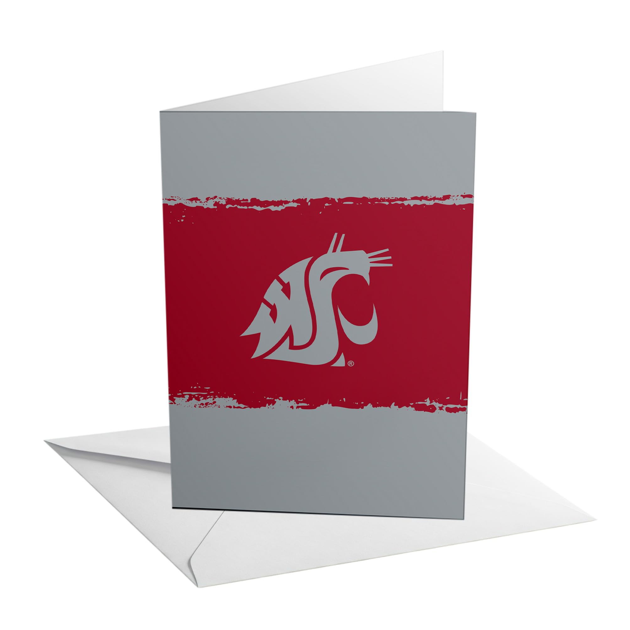 Desert Cactus Washington State University 5x7 Inch Greeting Card WSU Cougars Cougs Single Folded Cardstock with Envelope Party Celebration Officially