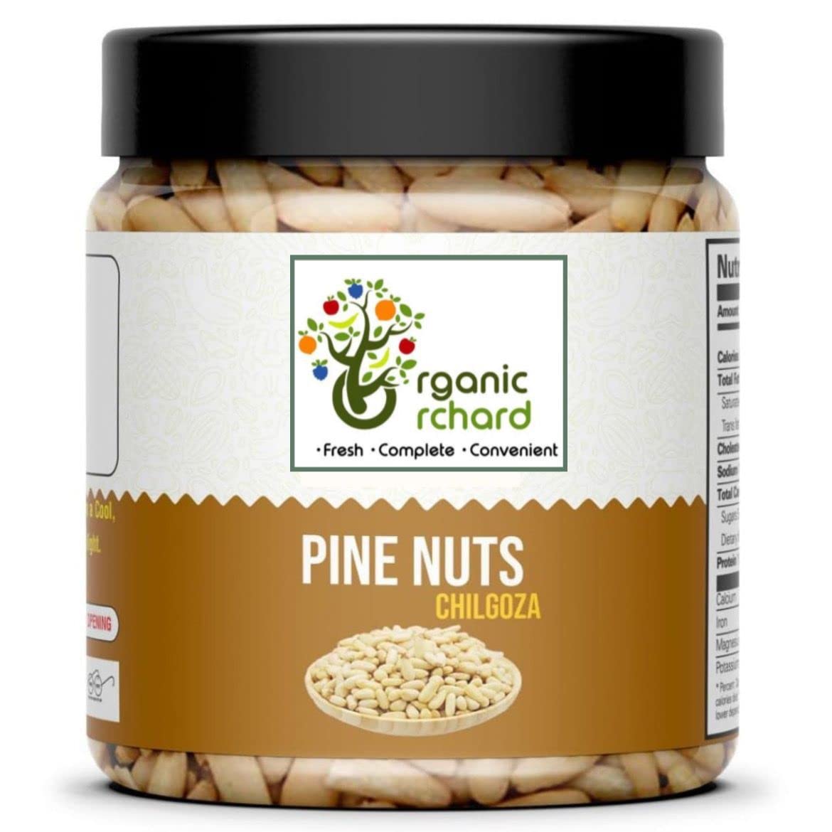Organic Orchard Chilgoza Dry Fruits Without Shell Nut Jumbo Big Size Pine Nuts Chilgoze/Chilgoja (Pack of 900 Gram) (B09V5NVH52) Amazon Price History, Amazon Price Tracker