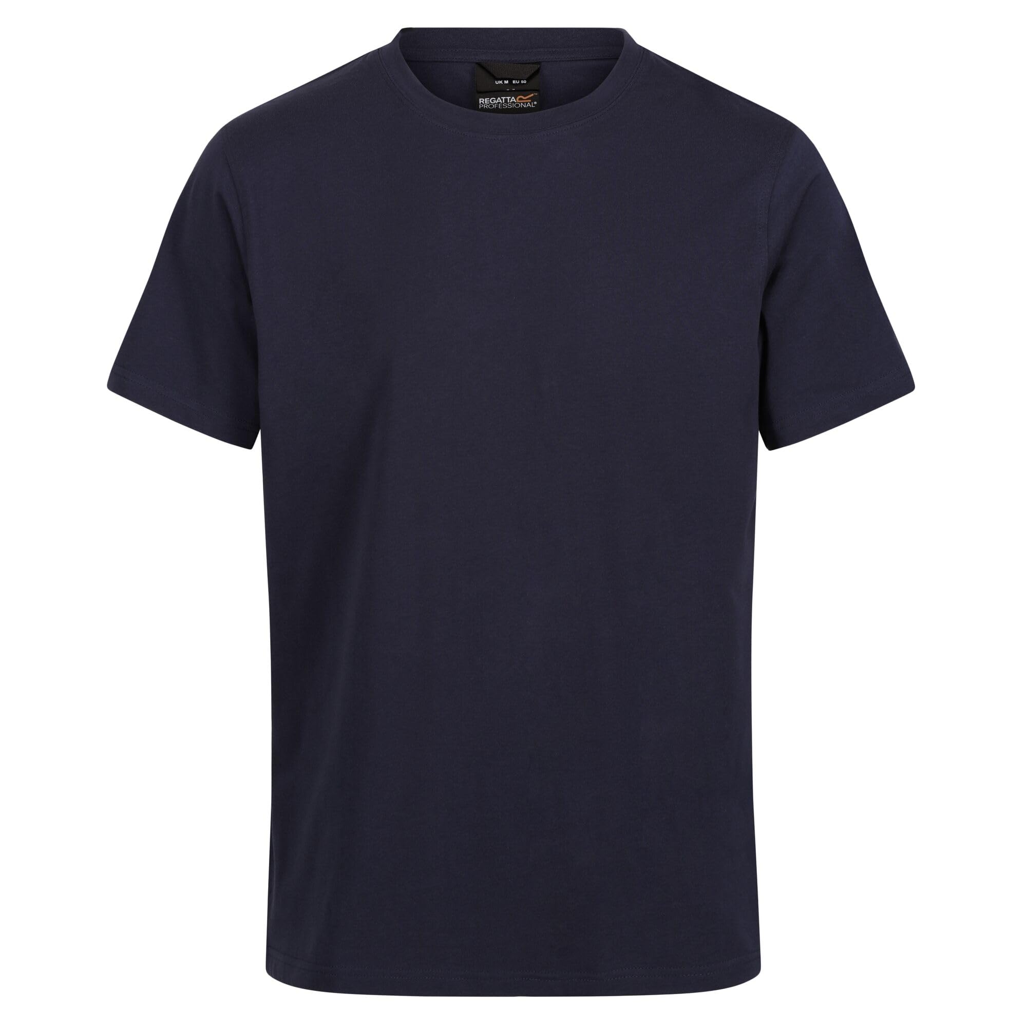 Regatta Professional Mens Pro Soft Touch Cotton Short Sleeved T Shirt Navy