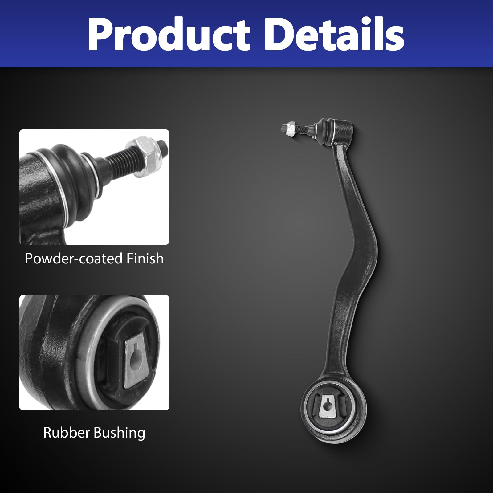 Control Arm Suspension Kit Front Lower Forward Rearward for 2008-2009 G8 4 Pcs image 2