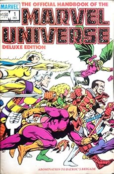 Unknown Binding Official Handbook of the Marvel Universe Deluxe Edition #1 Book