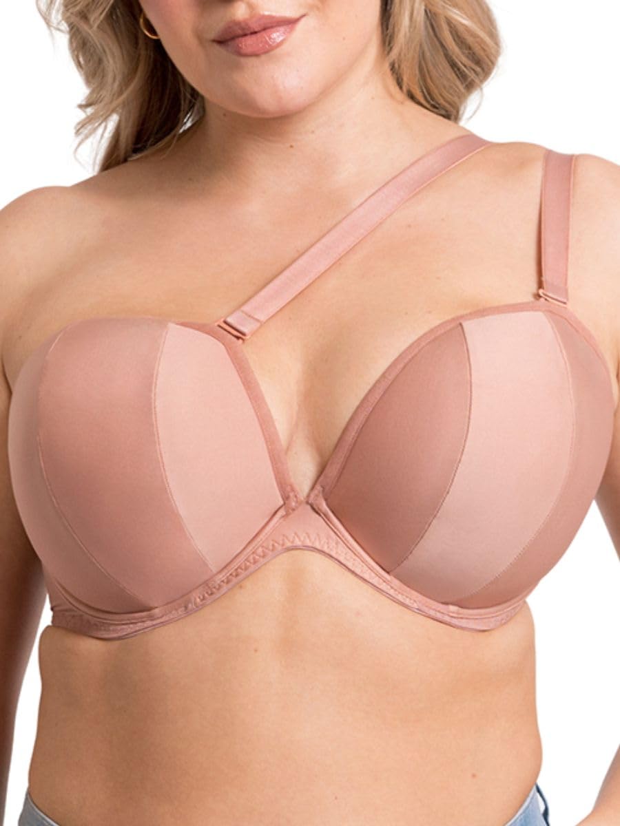 Curvy Kate Superhero Multiway Padded Plunge Bra Latte 34G