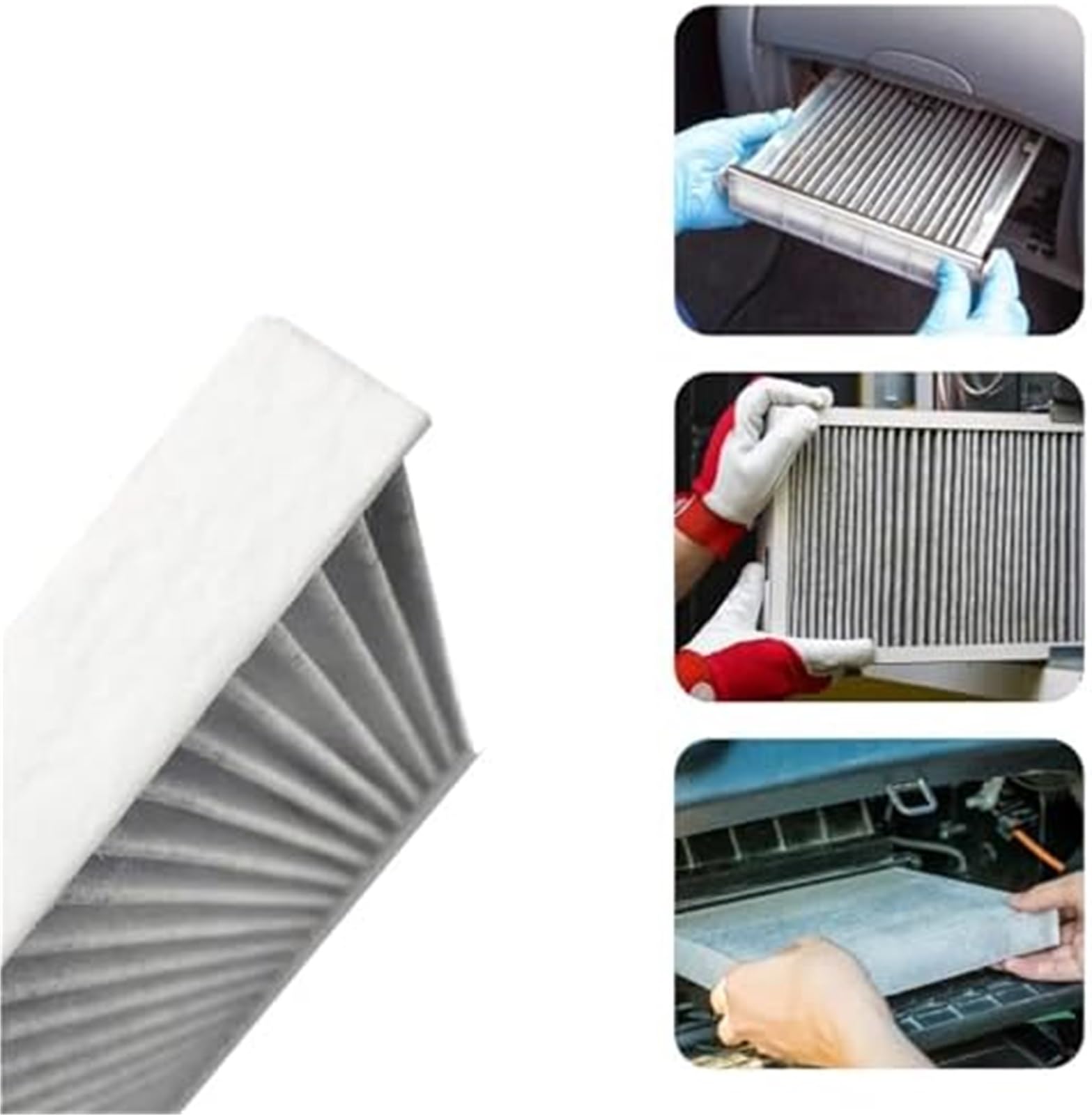 Filtr kabinowy z węglem aktywnym Filtr kabinowy z węglem aktywnym powietrze samochodowe, dla Mazda Cx-9 2016-2023 filtry włókna 87139-0E040 87139-0R030 Cf12157(BLACK 10pcs)