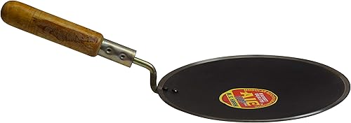 Miniatura 3 de MARSHAL Karahi Indian Roti Iron Tawa Pan Pan Chapati Utensilio de cocina 9.5 pulgadas