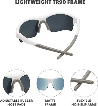 Knockaround Sports Sunglasses - Golf, Running, Cycling UV400 Protection