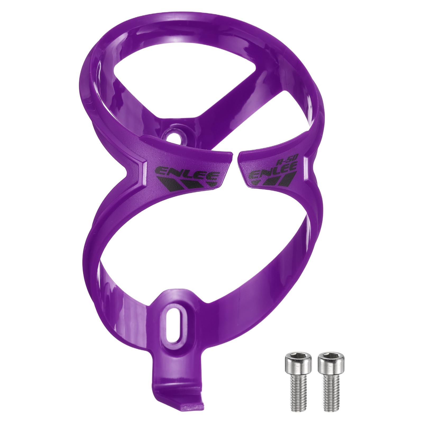 sourcing map Bicycle Water Bottle Holder Ultra Lightweight Universal Bike Bottle Cages Cycling Cup Holder for MTB Road Gravel, Purple
