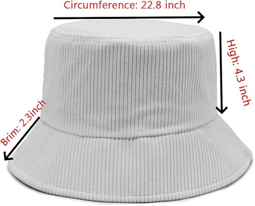 Miniatura 5 de Sombrero de pana unisex para hombres y mujeres, gorra ligera de pesca para viajes, al aire libre, playa, viajes, sombreros para la cabeza
