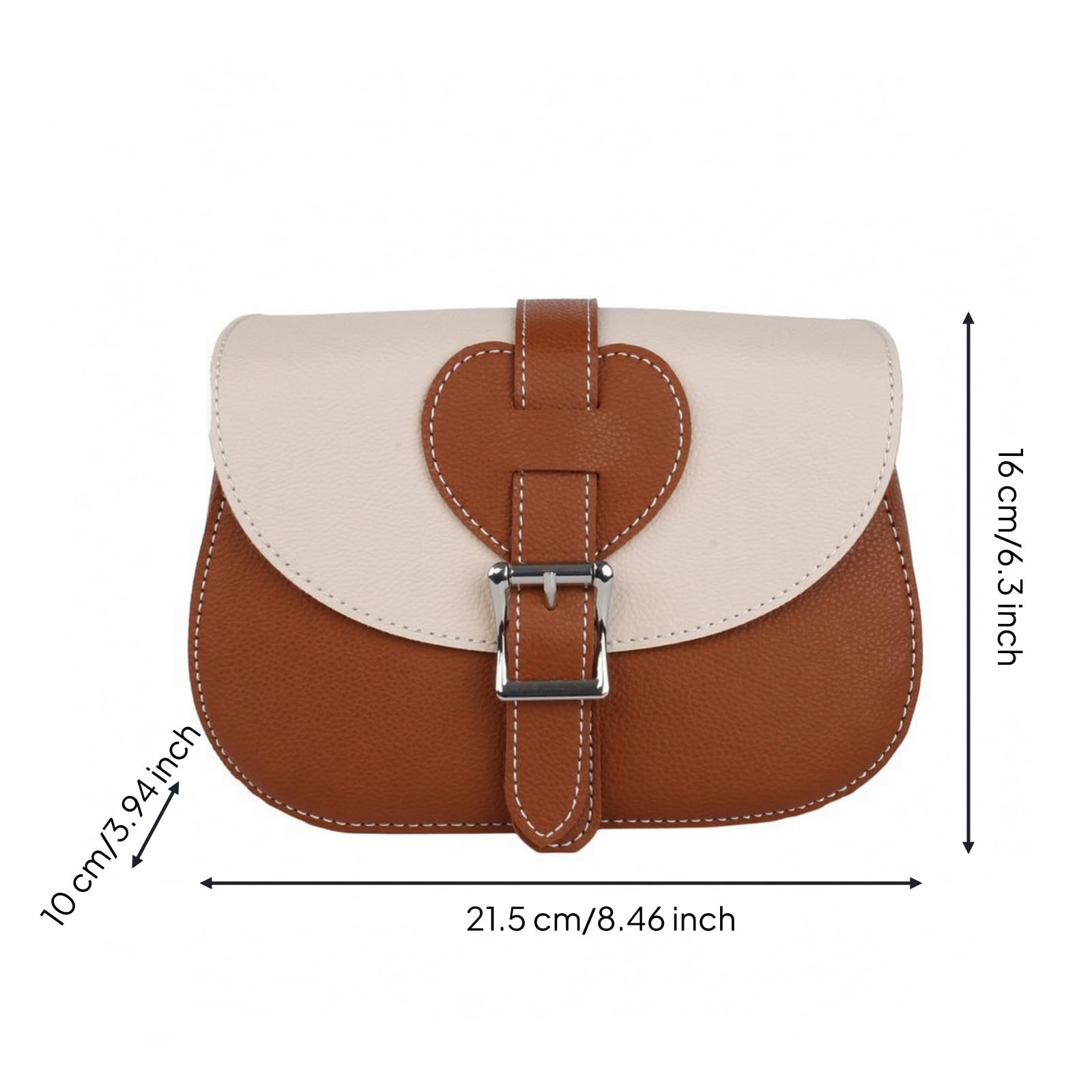 Sacoche Avant pour Vélo Rétro | Fermeture par Boucle Métallique, Compact, Sacoche pour Vélo Pliant, Cyclisme Urbain, déplacement quotidien à vélo