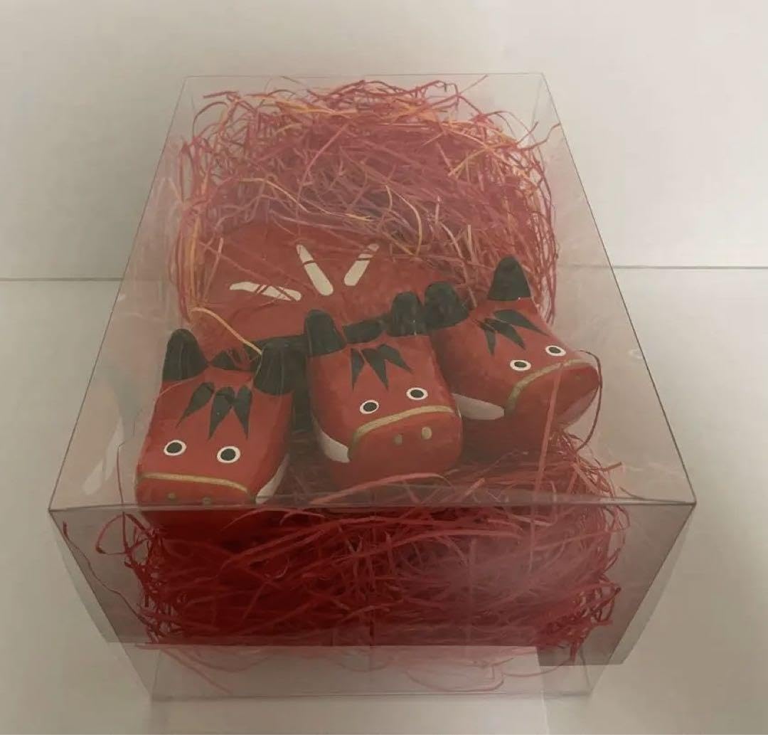 Amazon.co.jp: ケルベコス(張り子) 神獣ベコたち ケルベロスの赤