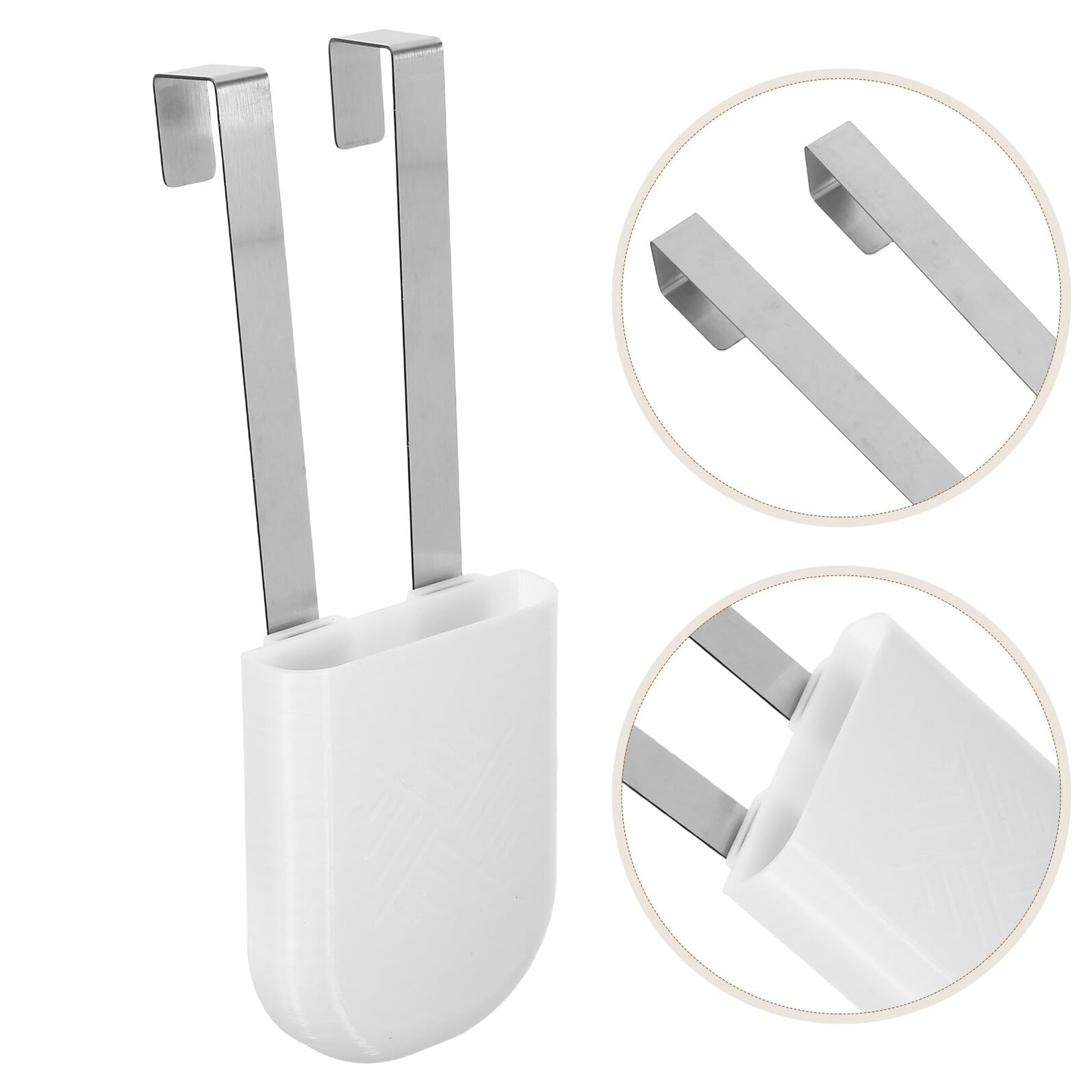 Halterung für Toilettenreiniger Tabletten 2 Stück-pack aus Abs Weiß