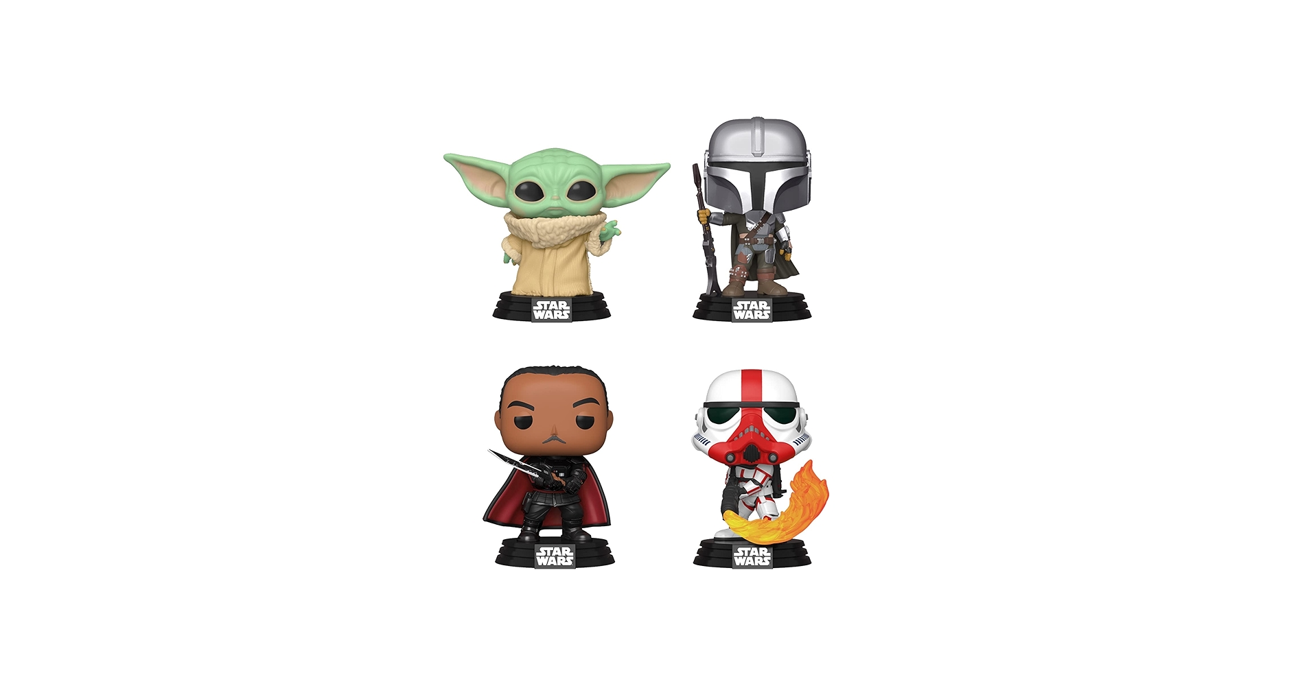 レア限定品含む　スターウォーズ　funko pop 4点 Amazon.com: Funko Pop! Star Wars: Mandalorian 4 Pack, Amazon