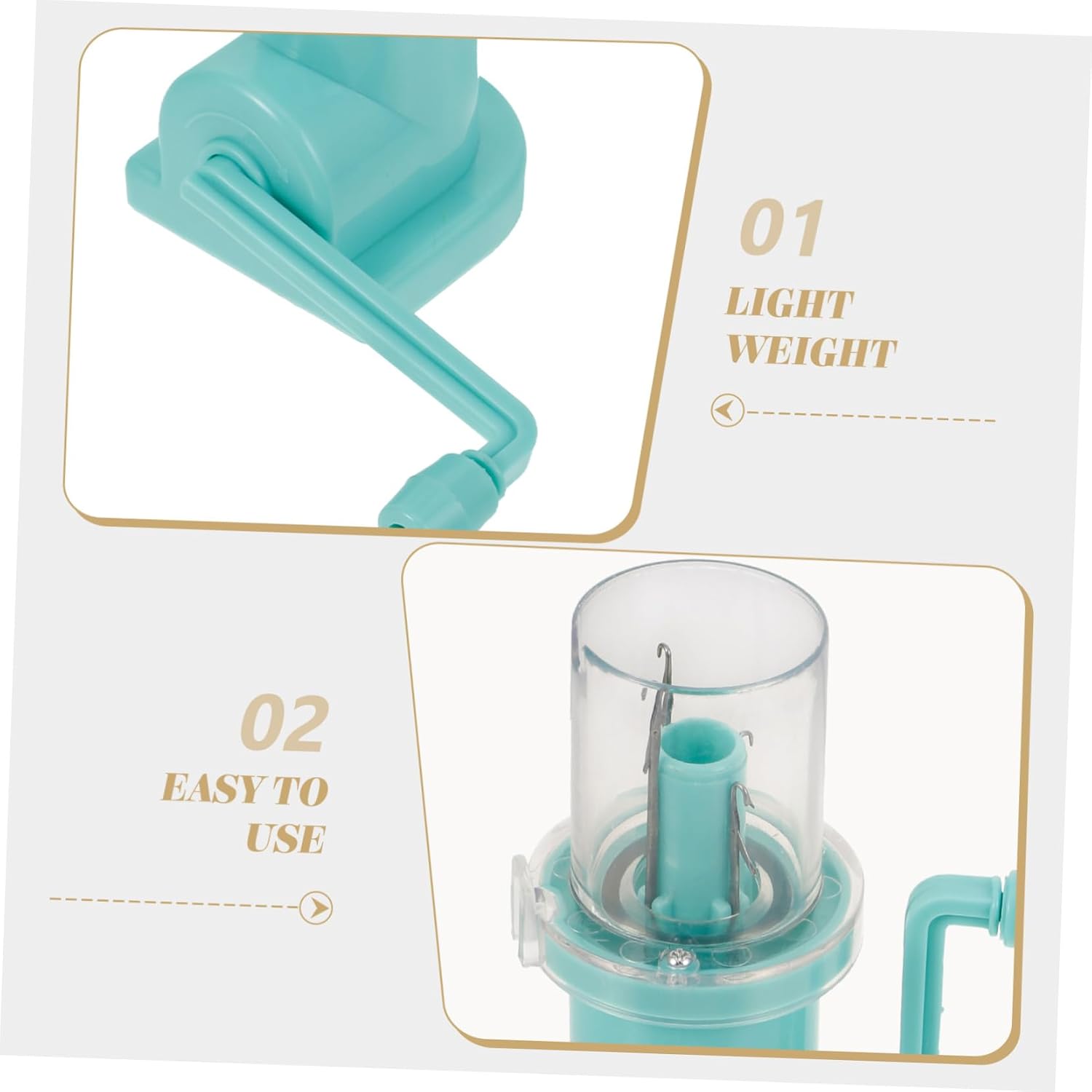 Hand Operated Knitting Machine for DIY Projects Mini Knitting Tool Color Options for Craft Lovers