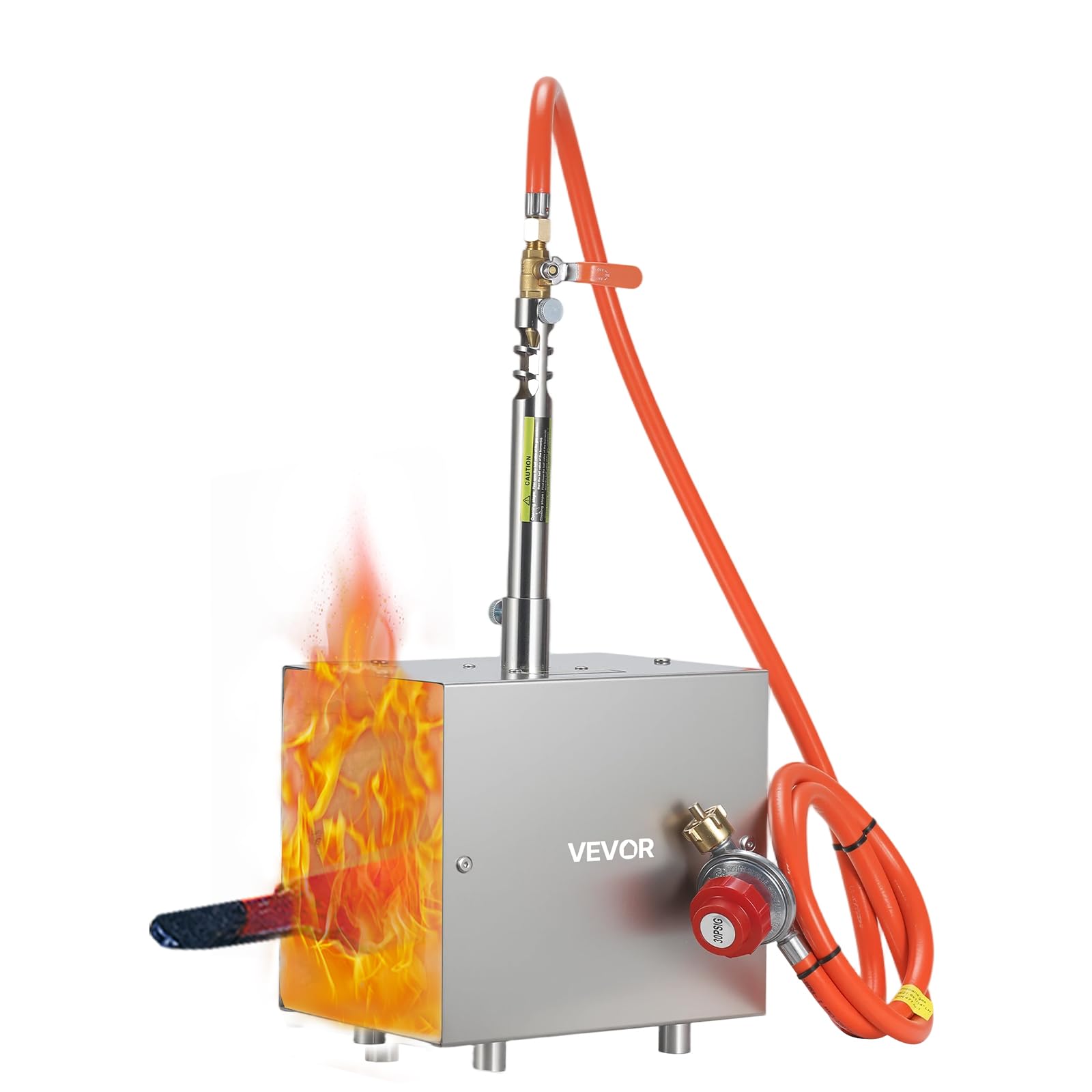 VEVOR Propan-Schmiedeofen 1 Brenner, Gasesse 1390 °C, Schmelzofen, Gas Schmiede, Hufschmiede, Brennofen Gasschmiedewerkzeuge & -ausrüstung, Schmiedeesse zum Metallschmieden, Forge