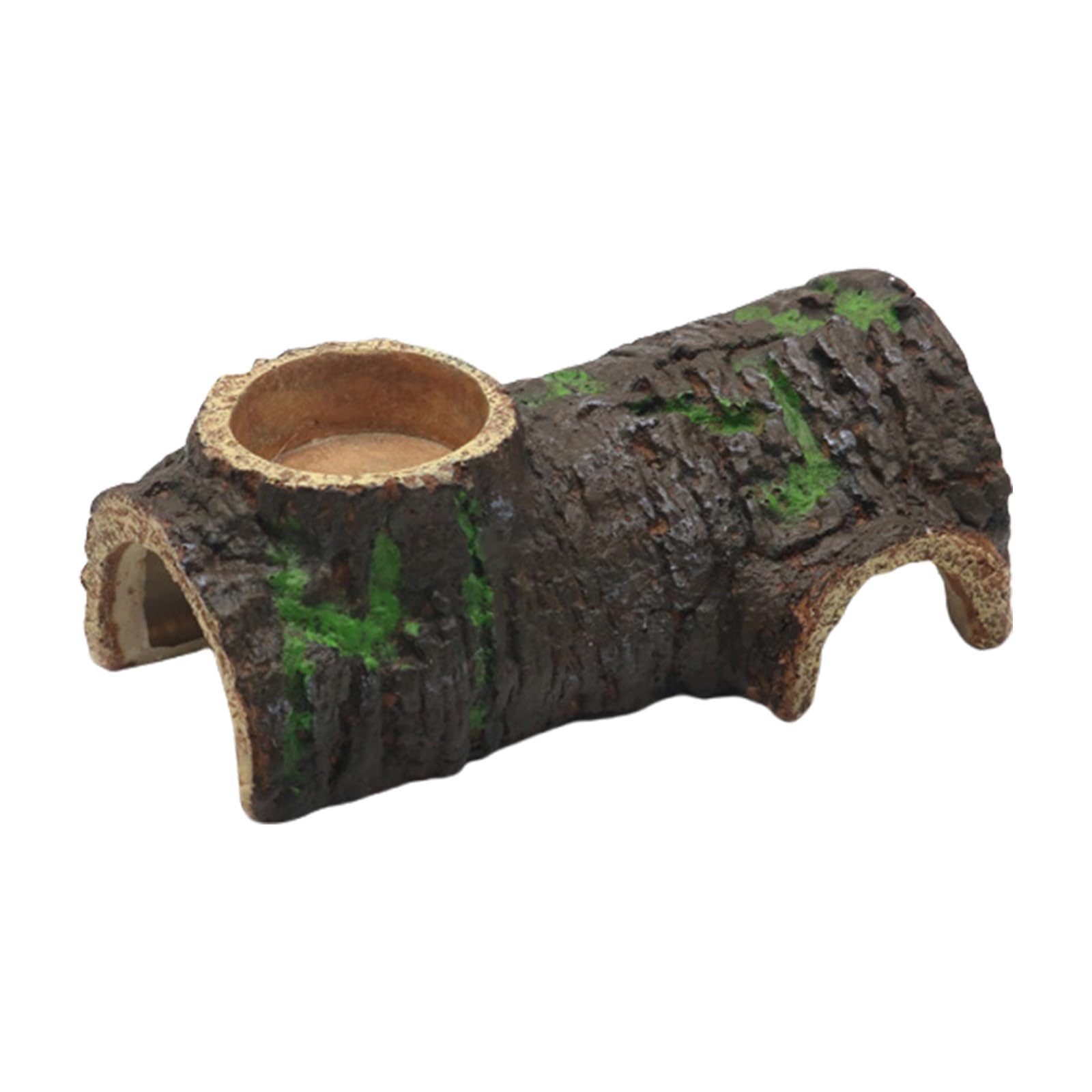 Mangeoire tortue avec paysage arbre et decoration sous-marine