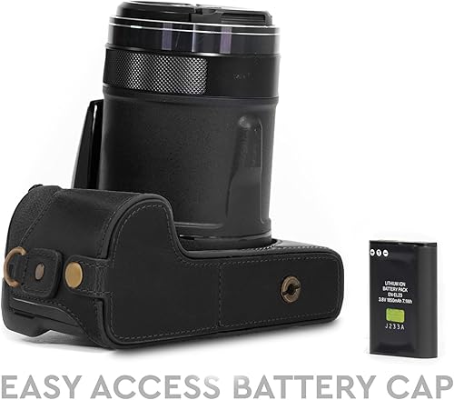 Miniatura 10 de MegaGear Ever Ready piel Mitad Inferior Camera Case, bolsa (Bottom Versión Apertura)Funda protectora para Nikon Coolpix P900, P900S