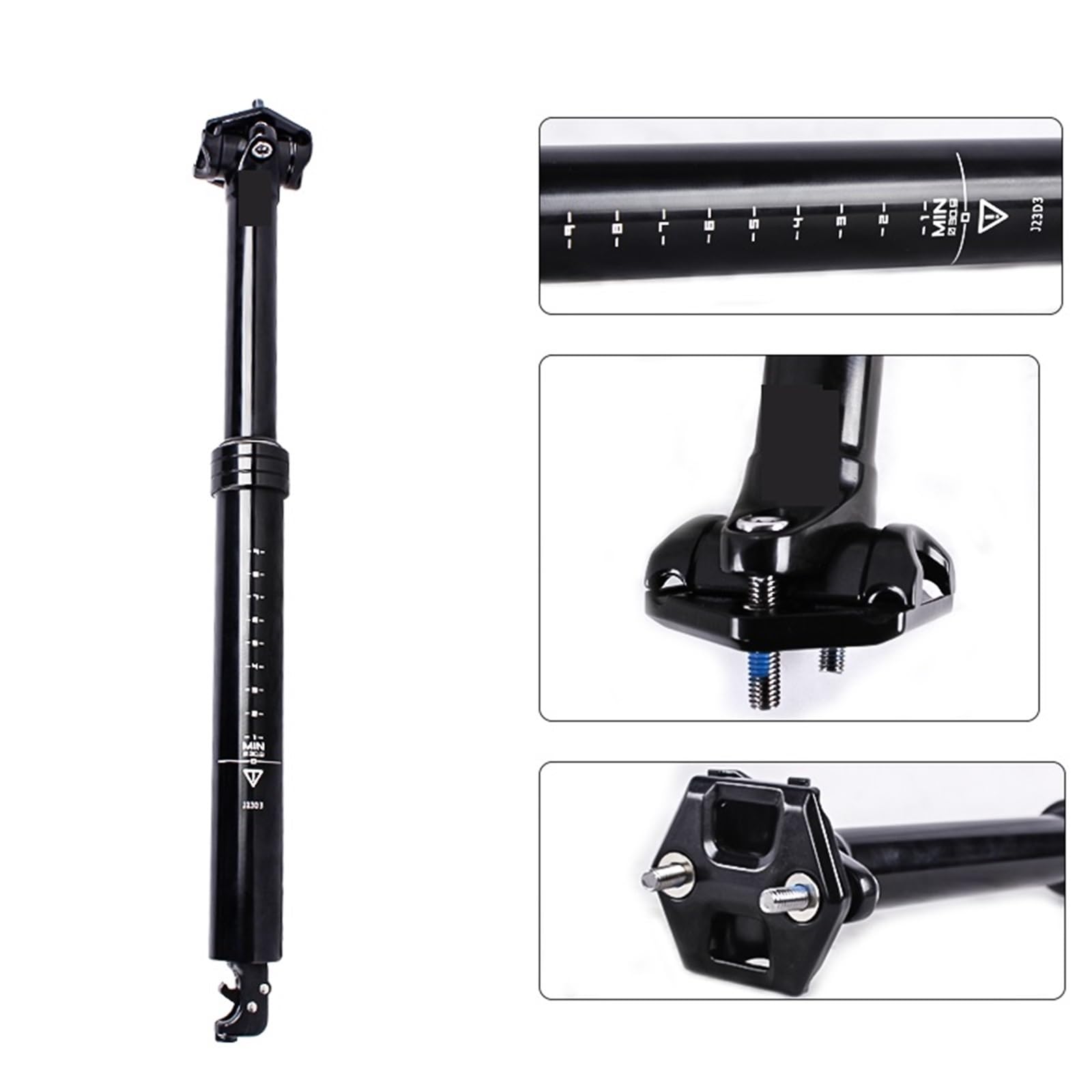 Sattelstütze Fahrrad-Sattelstütze, interne Kabelführung, hydraulisches Heben, Mountainbike-Sattelstützen-Rohrteil für Bike