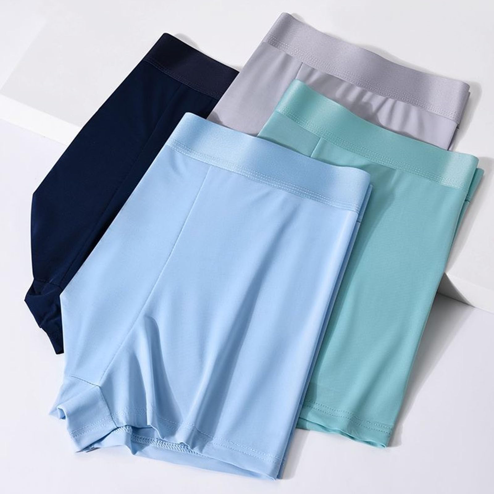 Générique sous-vêtements rafraîchissants pour Hommes, Boxers Taille Basse sans Coutures et Respirants, Boxers Ultra-Fins et Extensibles