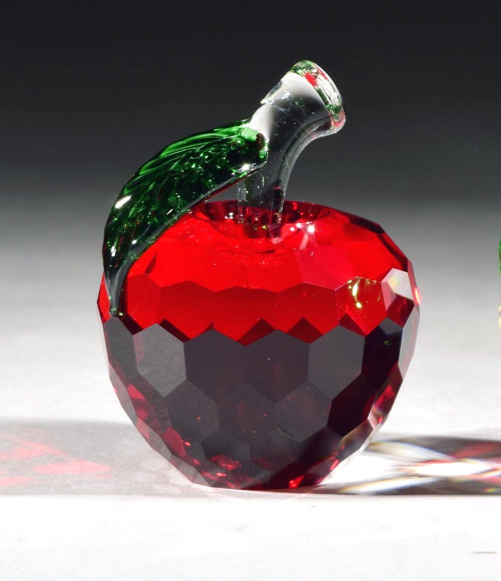 Crystal World Apple Sm. - Red