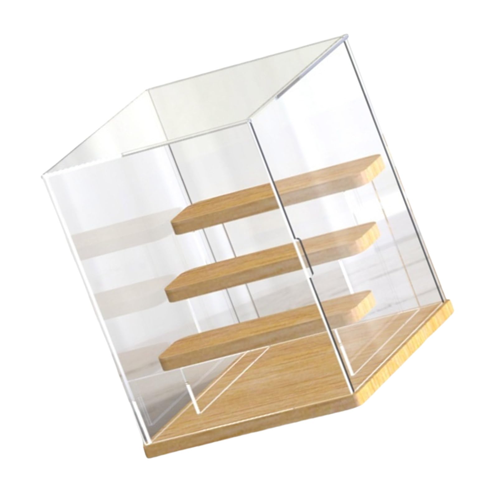 Multipurpose Clear Acrylics Display Cabinet for Collectible Figures Easy Assembly Dolls Stand Toy Models Holder Transparents Collection Case