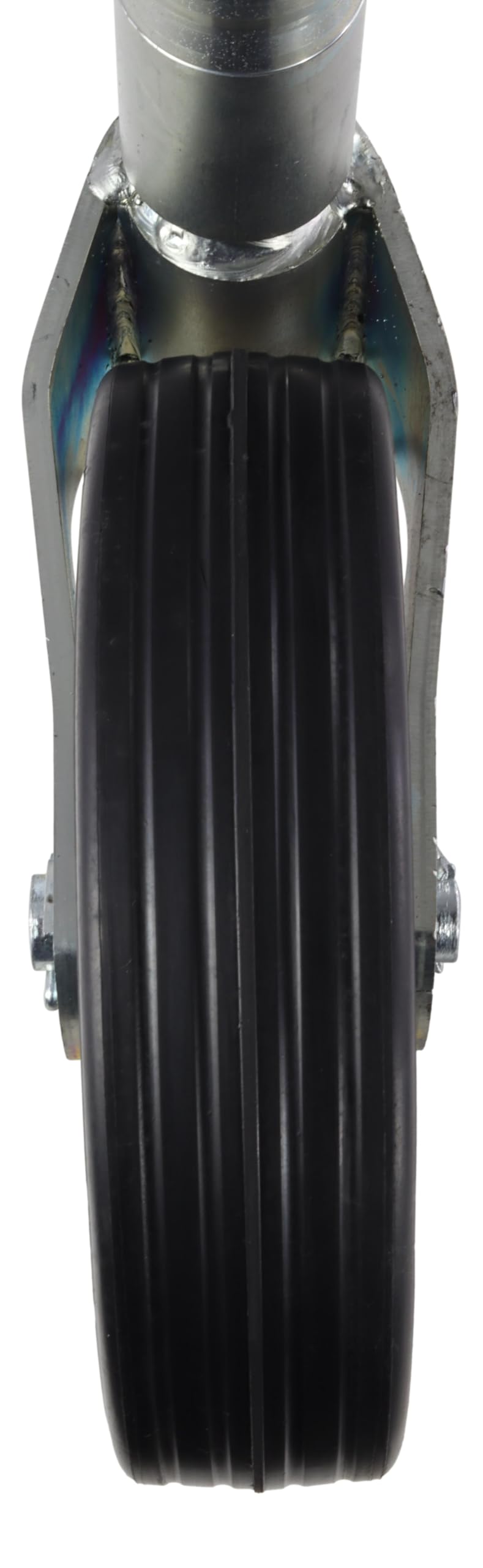Stützrad Sicherheitsstützrad Rohr gerippt 48mm 300kg 220x60 Trailer Anti-Rutsch Caravan Anhänger Wohnmobil Rangierhilfe