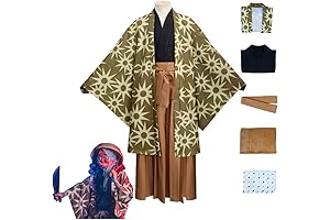 Sakonji Urokodaki Cosplay Kimono: Embrace the Demon Slayer's Legacy