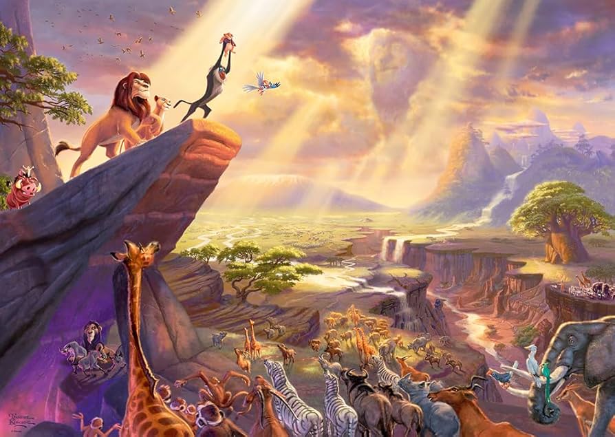 ライオンキング　lion king ディズニー　パズル　disney Amazon.com: Schmidt 59673 The Lion King Jigsaw Puzzle : Toys & Games