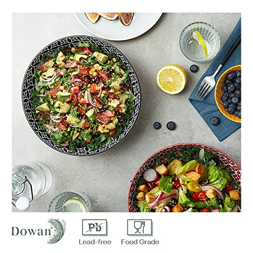 DOWAN-Large-Serving-Bowls-95-Inch-Fruit-Salad-Bowls-Serving-Dishes-for-Entertaining-70-OZ-Pasta-Bowls-Set-of-2-Vibrant-Color-Ramen-Bowls-for-Party-Home-Decor