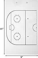 Vista 6 de Murray Sporting Goods sujetapapeles para entrenadores de borrado en seco Pizarra blanca de doble cara