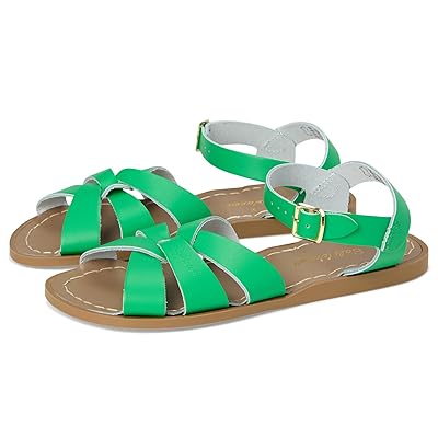 Salt Water Sandal by Hoy Shoes Salt Water Original Sandals (Big Kid/Adult) Girls Shoes Kelly Green