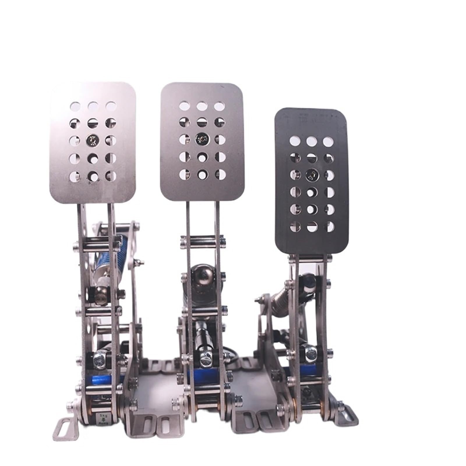 Compatibile Con 3 Pedali Sim Racing Cella Di Carico Idraulica PC Racing Rig | Struttura cella carico idraulica, sensazione naturale per giochi corsa PC(Three pedals 80)