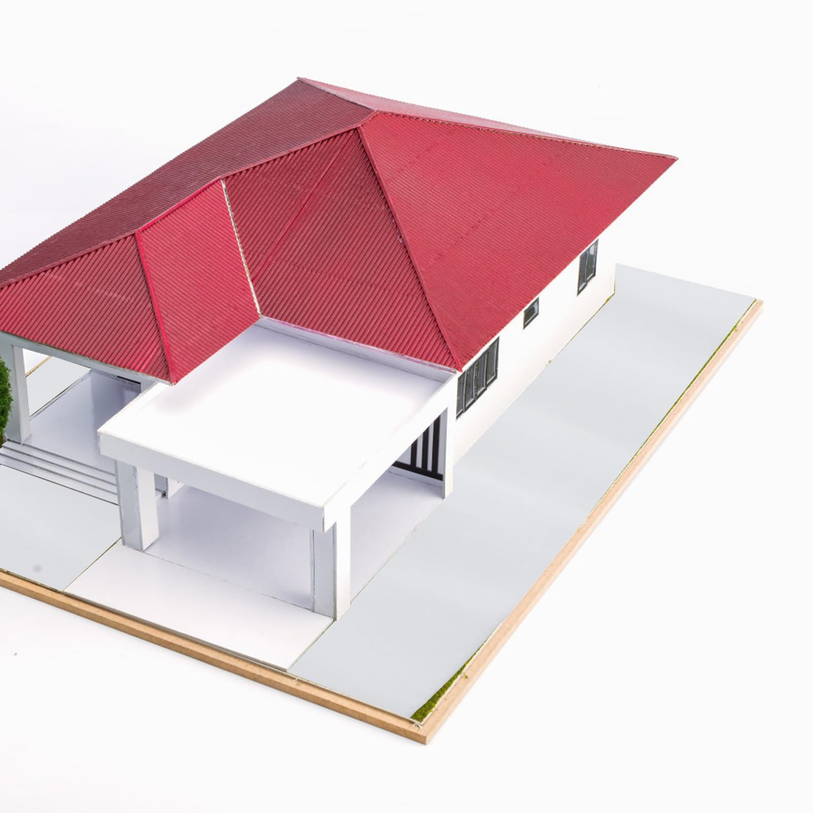 FONDOTIN Snowfield Mat Plastic Snowfield Model for Sand Table Decor Cuttable Fake Floor Mat for Christmas and Home Decoration