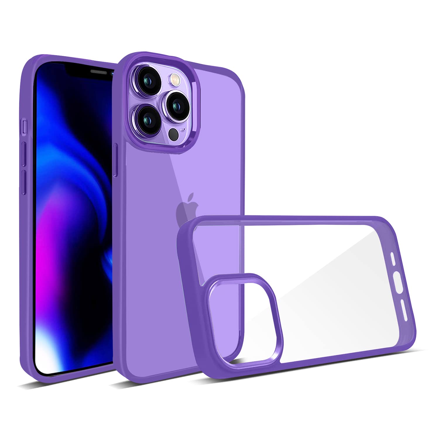 GRIPP® Clarion Transparent Back Case Compatible with iPhone 14 Pro