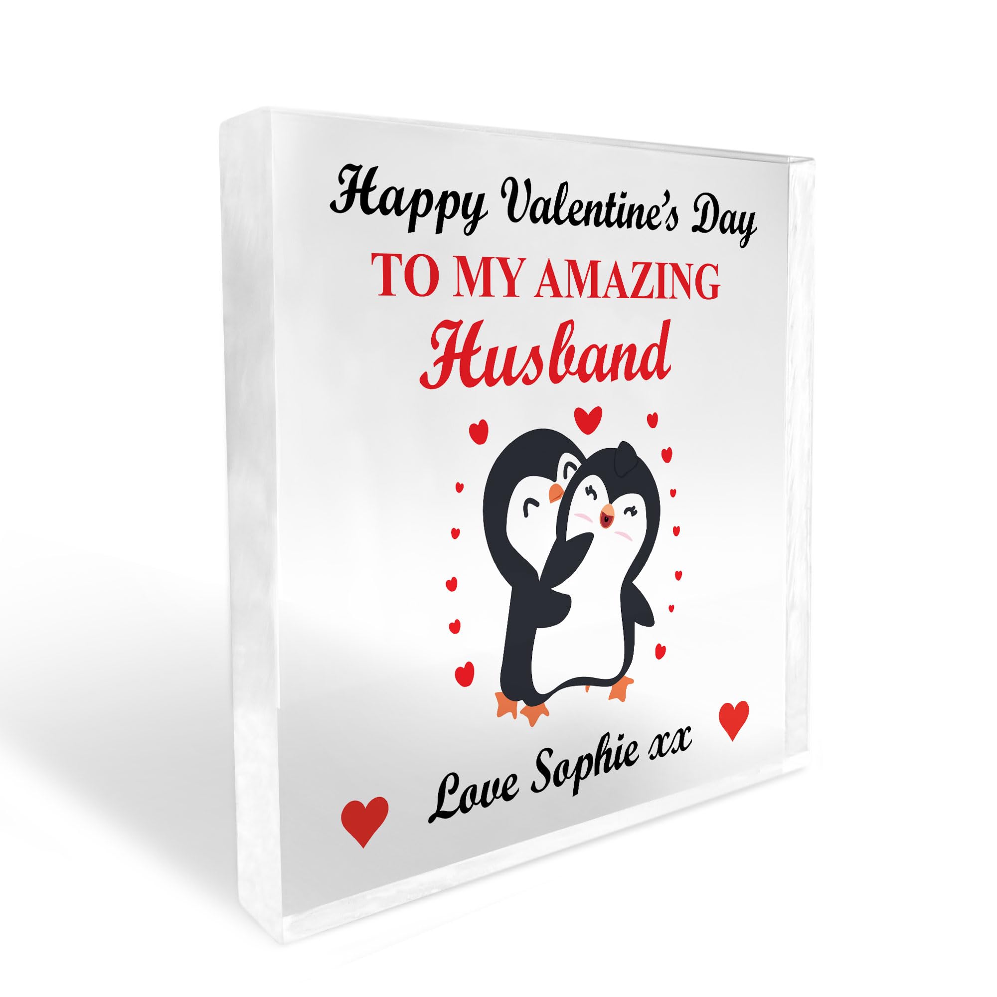 Red Ocean Valentines Day Gift For Husband Personalised Amazing Husband Gift For Valentines Gift For Him From Wife Keepsake