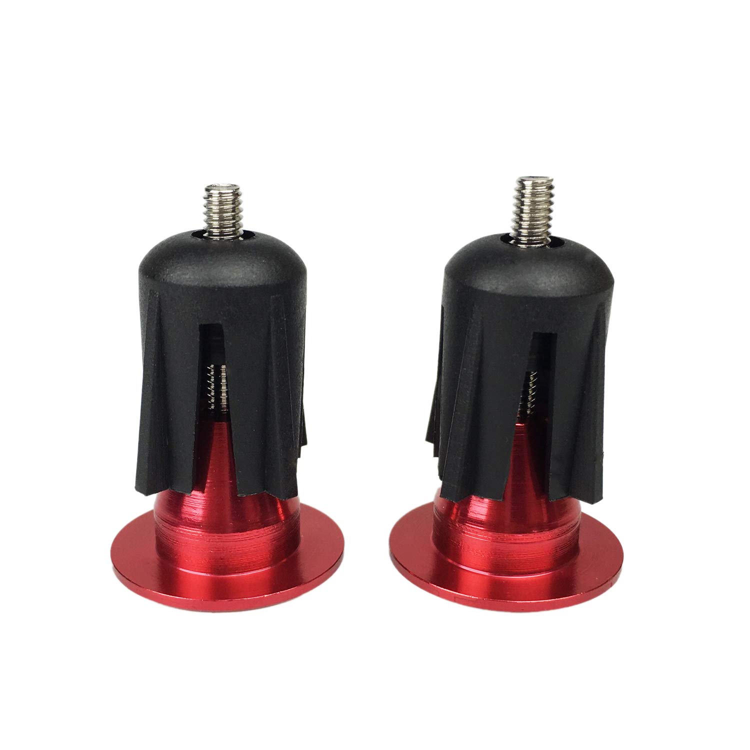 PLATT Tappi Manubrio MTB terminale del Tappo Manubrio Bicicletta Coperchio in Alluminio per Bici/MTB/Bici da Strada/BMX (1 Paio)