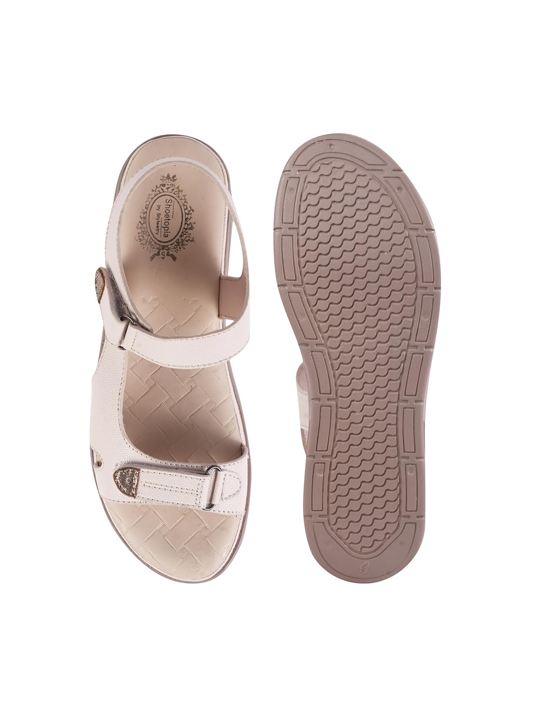 Shoetopia Women’s Comfort Sandals | Lightweight Orthopedic Wedge Sandals with Adjustable Straps & Cushioned Sole for Casual Daily Footwear - Image 6