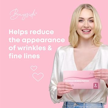 Forehead Wrinkle Patches | Non-Invasive Reusable Skin Care Solution | Fine Lines and Wrinkles Smoothing | Pairs with Eye Patches and Face Tape | Long-Lasting Skin Pads for a Smoother Look | Pack of 2