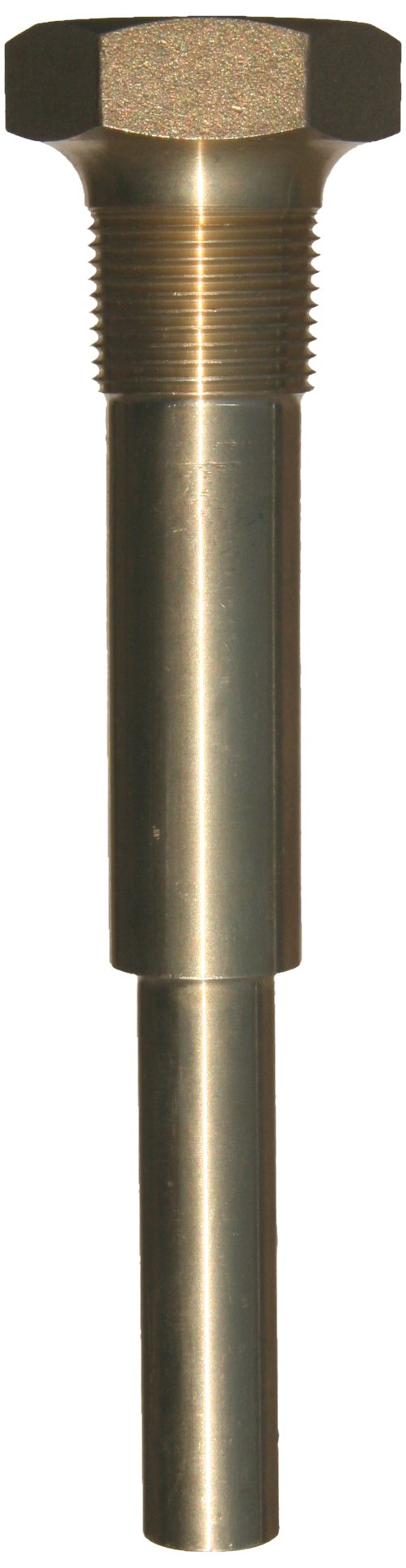 Trerice 3-3FA6 Thermowells For Industrial Thermometers, 1/2" NPT Connection, 3.5" length, 1" lagging extension, 316 SS