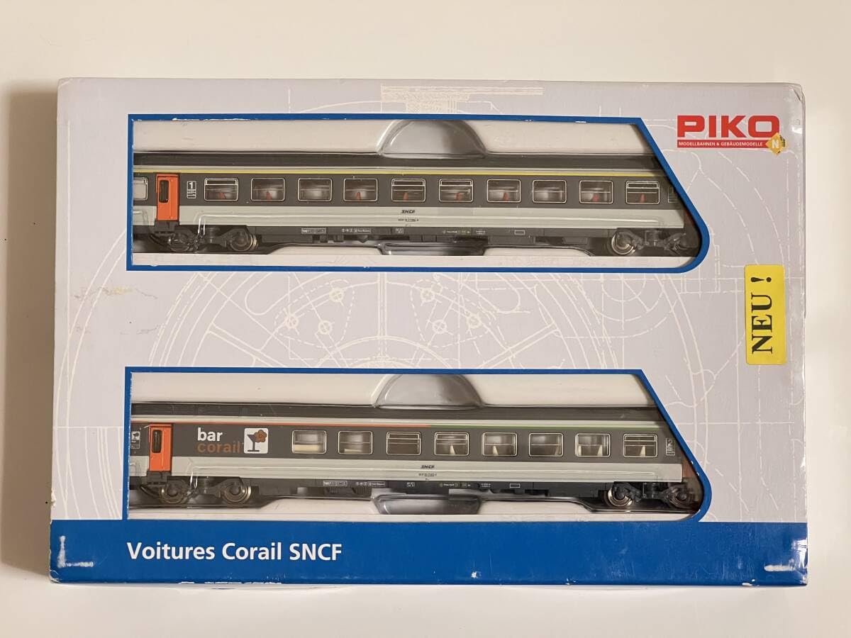 Amazon.co.jp: PIKO 94309AB SNCF フランス国鉄 コラーユ客車2両セット