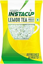 AMAZON Instacup Lemon Tea Premix – Instant Hot Lemon Tea | For Vending Machine and Manual Use | Instant Premix | 1KG Pack
